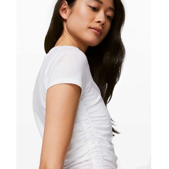 NWT Lululemon Womens All It Takes Short Sleeve Nulu Size 8 - Picture 2 of 7